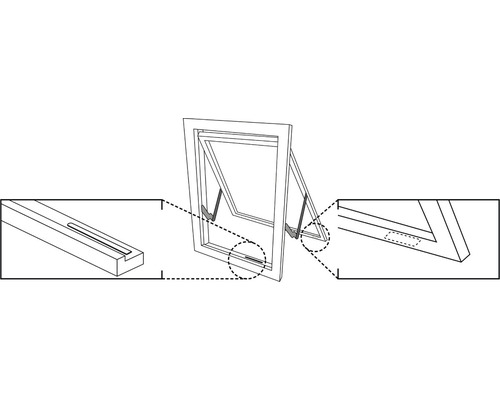 Detailopname van raambeslag