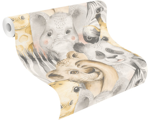 Behangrol met dierenmotief
