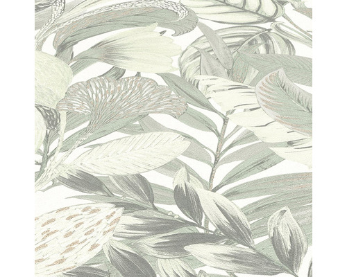 Behang met plantenmotief