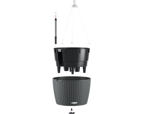 Componenten van een zelfbewaterende plantenbak