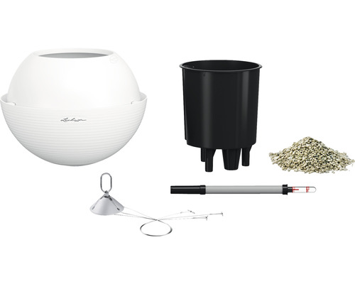 Lechuza Balconera plantenbak met inzetstuk, substraat en vochtmeter