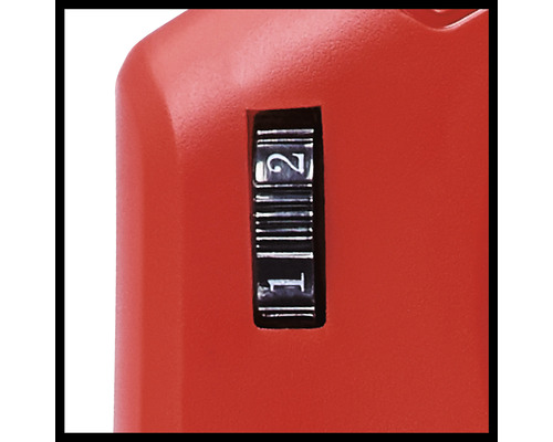 Close-up van een teller met de cijfers één en twee.