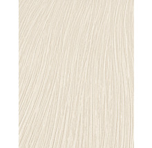 Close-up van een beige structuurbehang met lineair patroon.