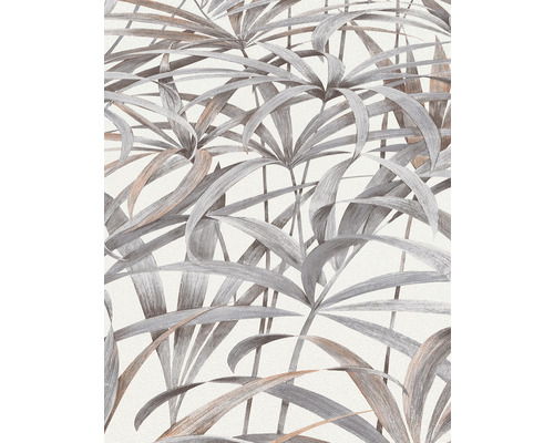 Behang met palmenbladmotief