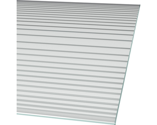 Glas met horizontale strepen