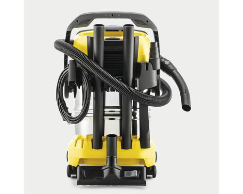 Gele alleszuiger met accessoirehouder