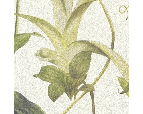 Behang met plantenmotief