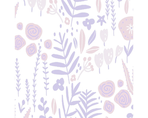 Textiel met bloemenmotief, bladeren en bloemen