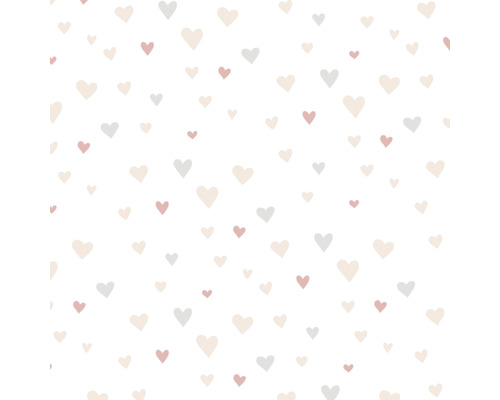 Hartjespatroon op textiel