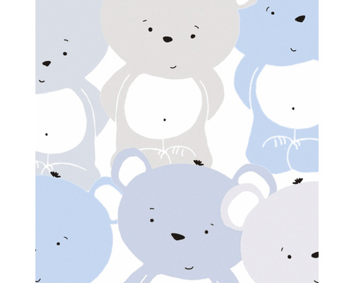 Behang met berenmotief