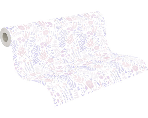 Behangrol met bloemmotief