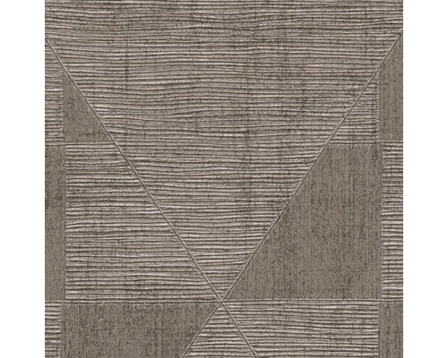 Behang met grafisch patroon en horizontale structuur