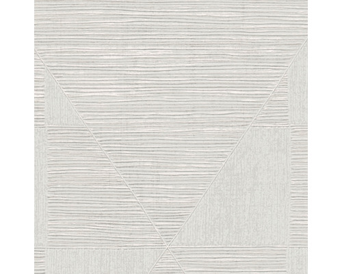 Decoratieve wandtegel met driehoekig patroon en horizontale lijnenstructuur