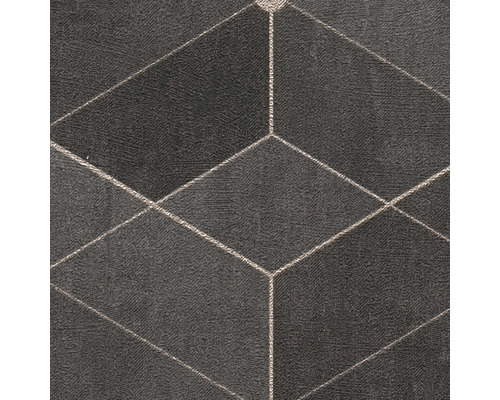 Behang met geometrisch kubuspatroon