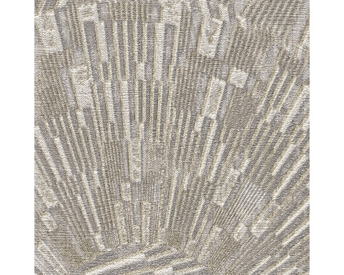 Gedetailleerde afbeelding van een gestructureerd behang met een geometrisch patroon.