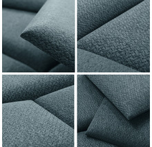 Detailweergave van een meubelstuk met stoffen bekleding