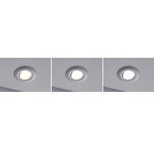 PAULMANN LED Inbouwspot set Calla Ø 90 mm instelbaar wit chroom mat, 3 stuks-thumb-3