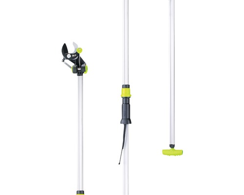 Wolf Garten Multi-Star hoog snoeisysteem met takkenschaar, verlengsteel en gazonsteker