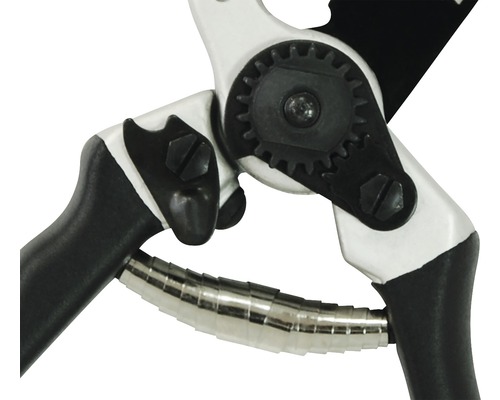 Close-up van een hefboomsnoeischaar