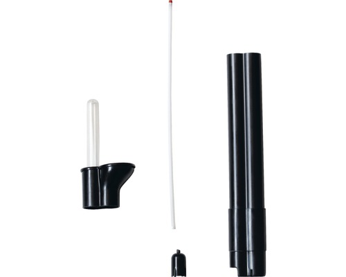 Onderdelen van een zwembadreinigingsborstel.