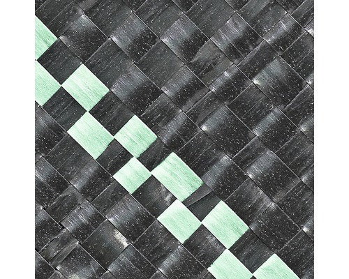 Geweven oppervlak met decoratieve streep