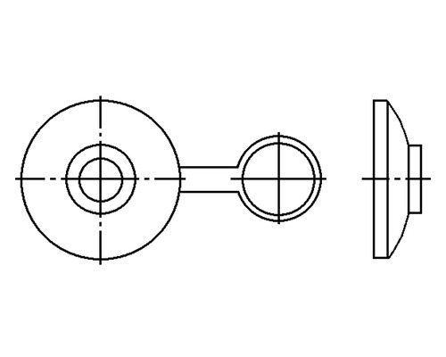 Technische tekening van een vormstuk