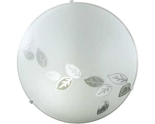 Ronde plafondlamp met bladerenmotief