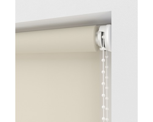 Beige standaard rolgordijnen met kettingbediening