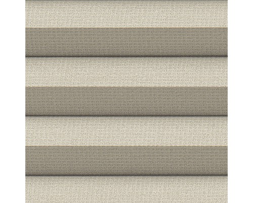 Close-up van een beige plisségordijn voor raamdecoratie