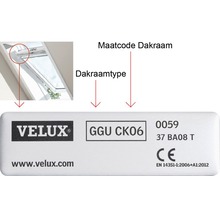 VELUX Rolgordijn lichtdoorlatend handbediend RFL C02 1028S wit-thumb-4