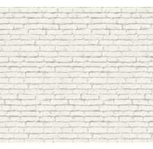 Witte bakstenen muur