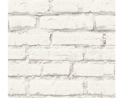 Behang met metselwerk motief