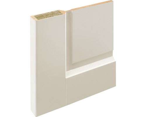 Dwarsdoorsnede van een binnendeur met houten frame