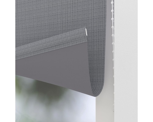 Grijs rolgordijn voor raamdecoratie