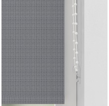 SOLUNA Rolgordijn verduisterend D7 structuur grijs 40x190 cm-thumb-4
