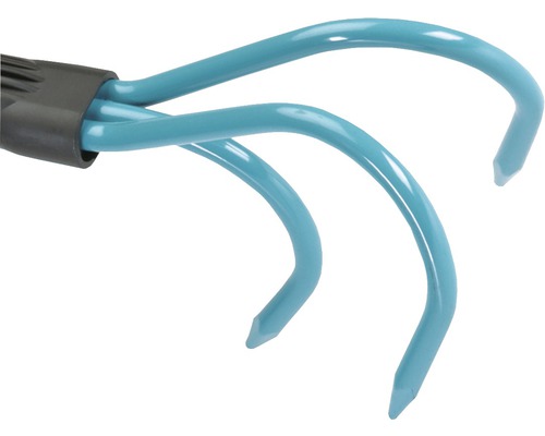 Detailopname van drietandige tuinklauw