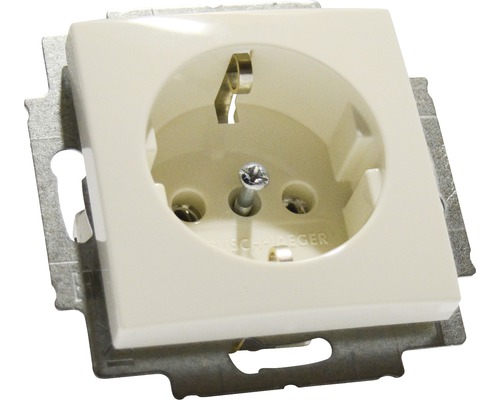 Stopcontactinzetstuk met frame voor elektrische installatie