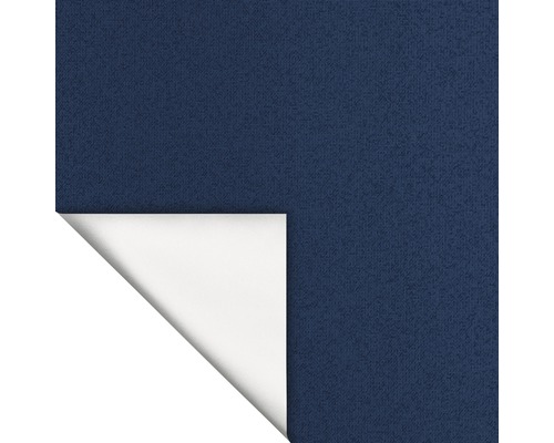 Blauw tapijt met omgeslagen hoek