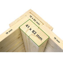 KONSTA Tuinhuis Baltrum 2 incl. vloer en overkapping onbehandeld, 566x289 cm-thumb-6 KONSTA Tuinhuis Baltrum 2 incl. vloer en overkapping onbehandeld, 566x289 cm-thumb-6