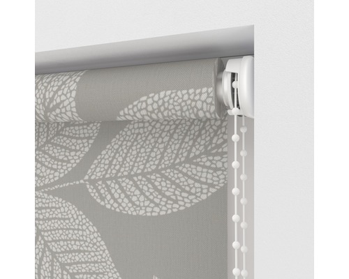 Rolgordijn met bladerenprint en kettingbediening
