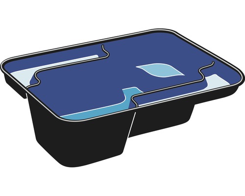 Verfbak voor schilderwerkzaamheden