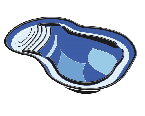 Zwembad voor installatie in de grond