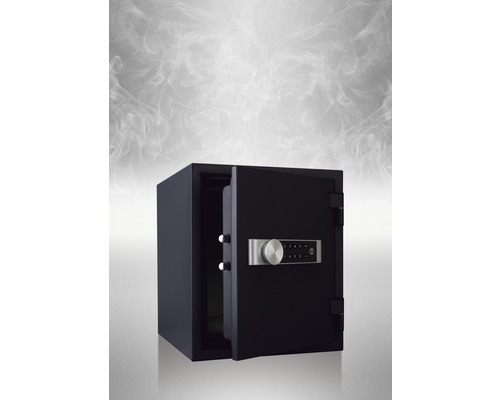 Geopende kluis met cijferslot