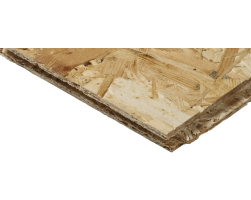 Close-up van een OSB-plaat