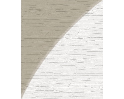 Behang met steenmotief en schaduw