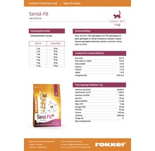 FOKKER Kattenvoer sensi fit 10 kg