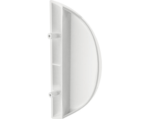 Halfronde, witte doucheafdichting