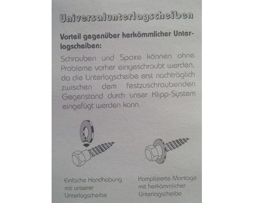 Informatie over universele sluitringen en hun eenvoudige hantering in vergelijking met traditionele sluitringen.