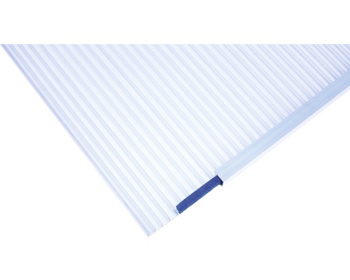 Lichtplaat met profiel en afdichtband