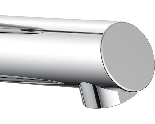 Detailopname van een metalen kraan